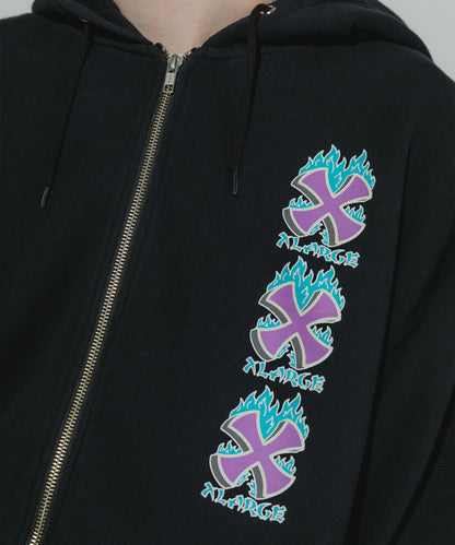 CROSSFIRE FULLZIPPED SWEAT FLEECE, CREWNECK, HOODIE XLARGE  