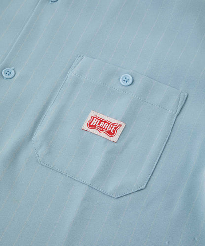 S/S STRIPE WORK SHIRT SHIRT XLARGE  
