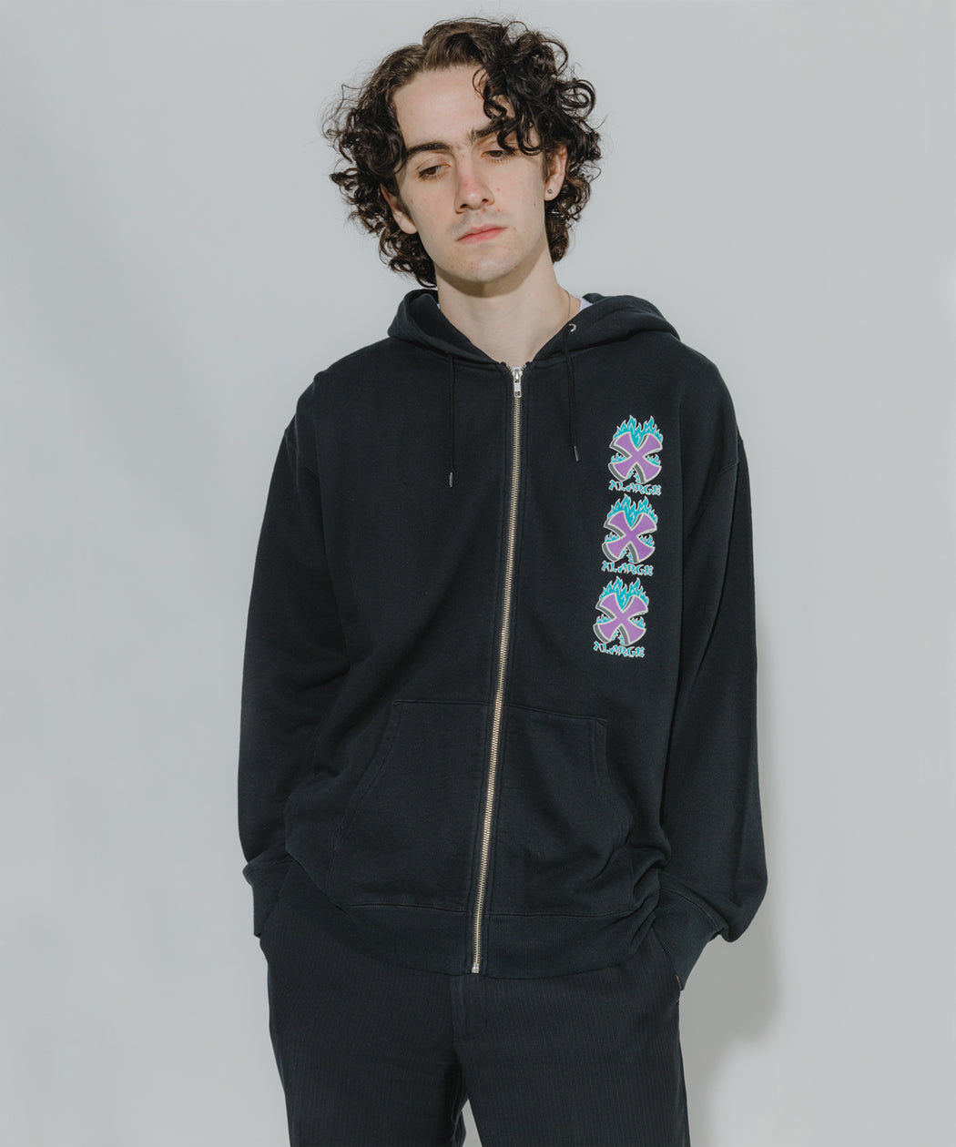 CROSSFIRE FULLZIPPED SWEAT FLEECE, CREWNECK, HOODIE XLARGE  
