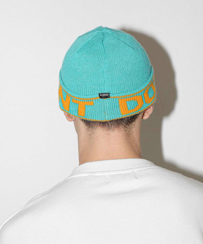 DON'T FRONT LOGO BEANIE HEADWEAR XLARGE  
