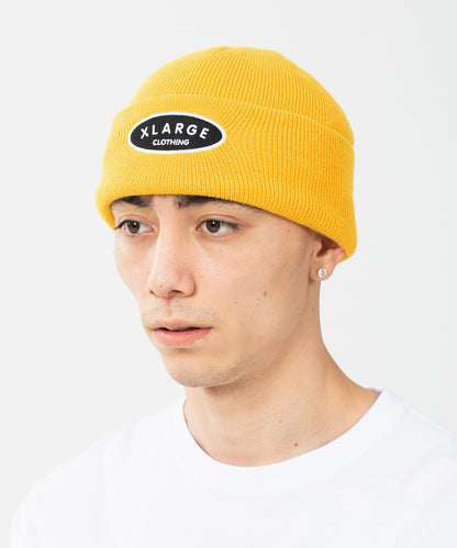 EMBLEM CUFF BEANIE