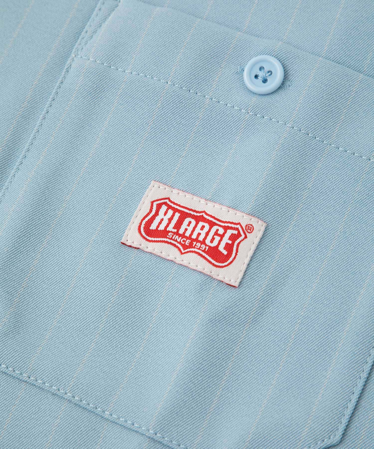 S/S STRIPE WORK SHIRT SHIRT XLARGE  