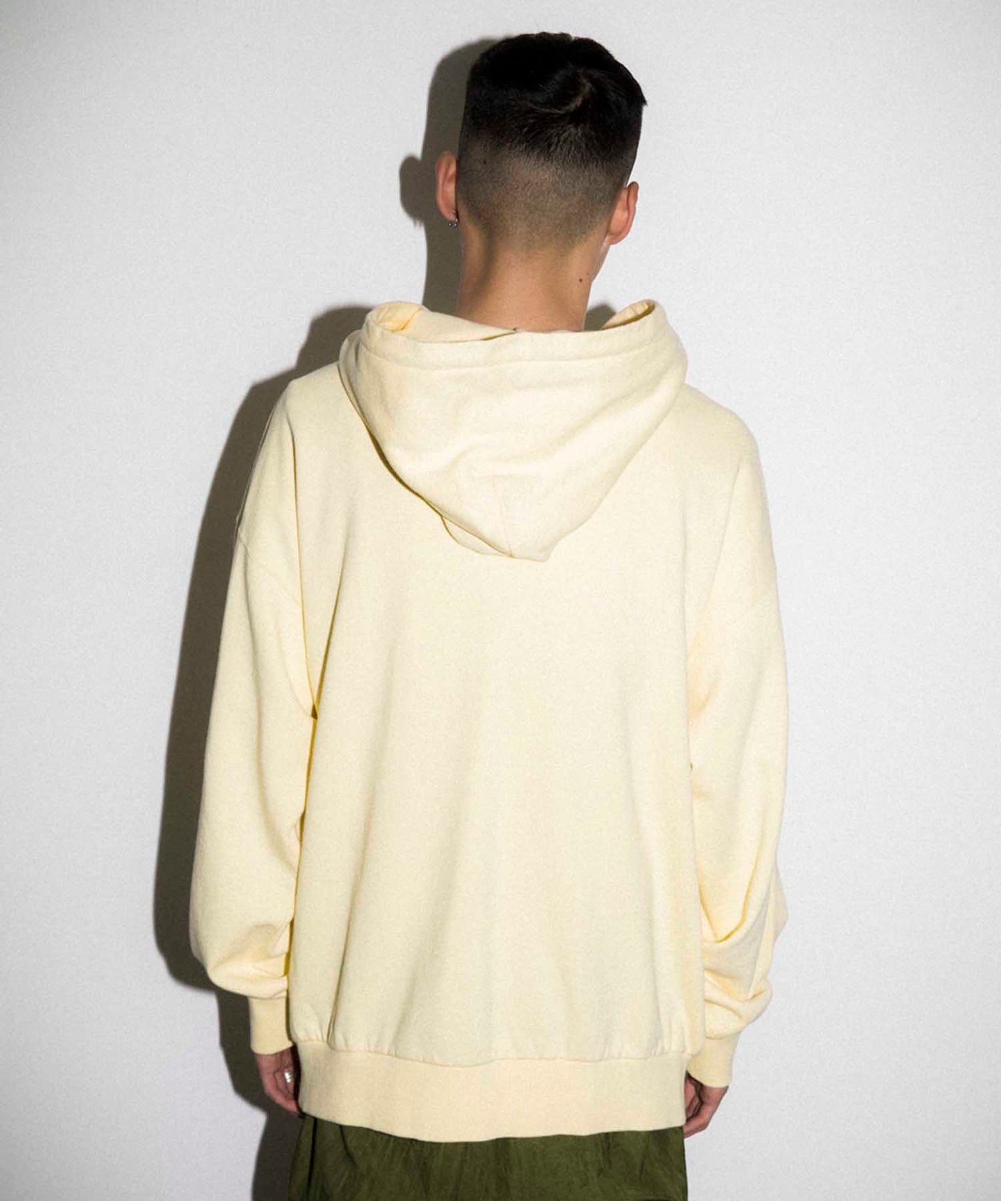 EMBROIDERY LOGO HALF ZIP HOODED SWEAT FLEECE, CREWNECK, HOODIE XLARGE  