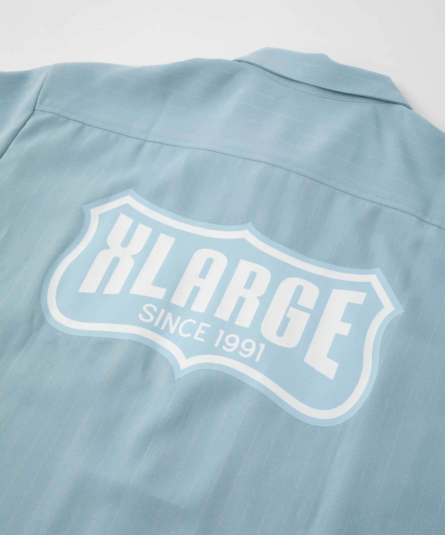 S/S STRIPE WORK SHIRT SHIRT XLARGE  