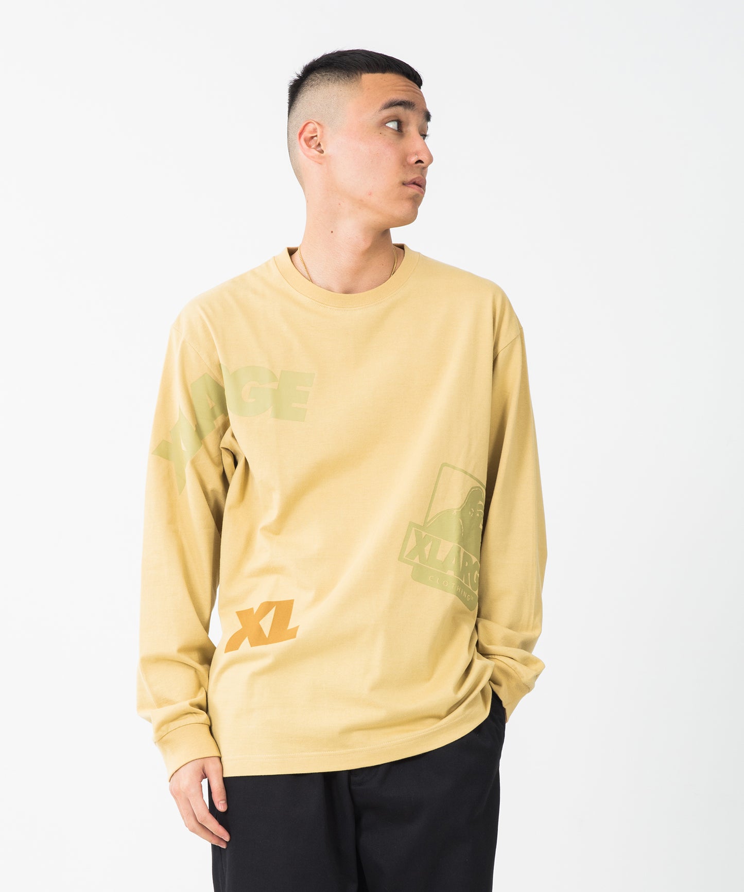 L/S TEE RANDOM PRINT