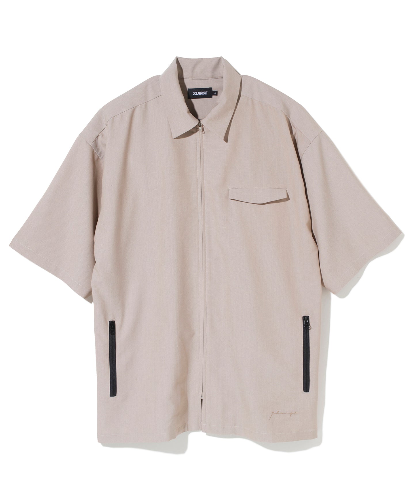 S/S ZIPPED BIG SHIRT SHIRT XLARGE  