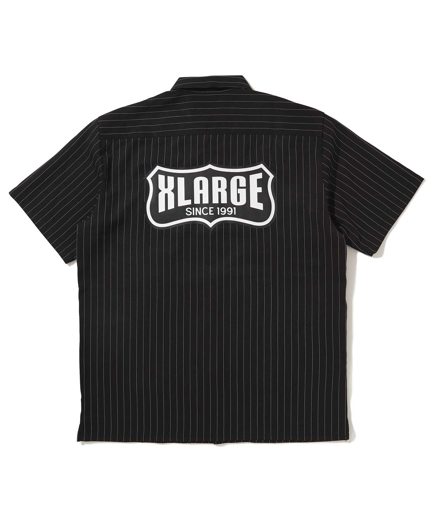 S/S STRIPE WORK SHIRT SHIRT XLARGE  