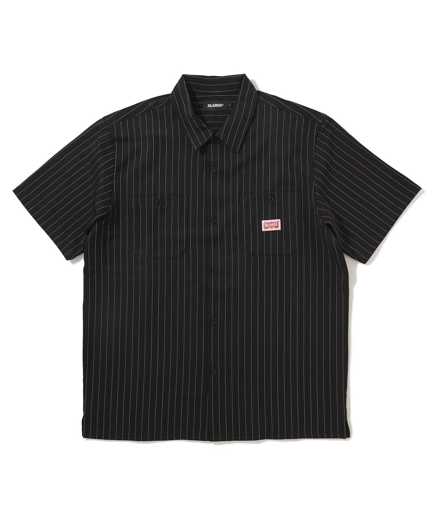 S/S STRIPE WORK SHIRT SHIRT XLARGE  