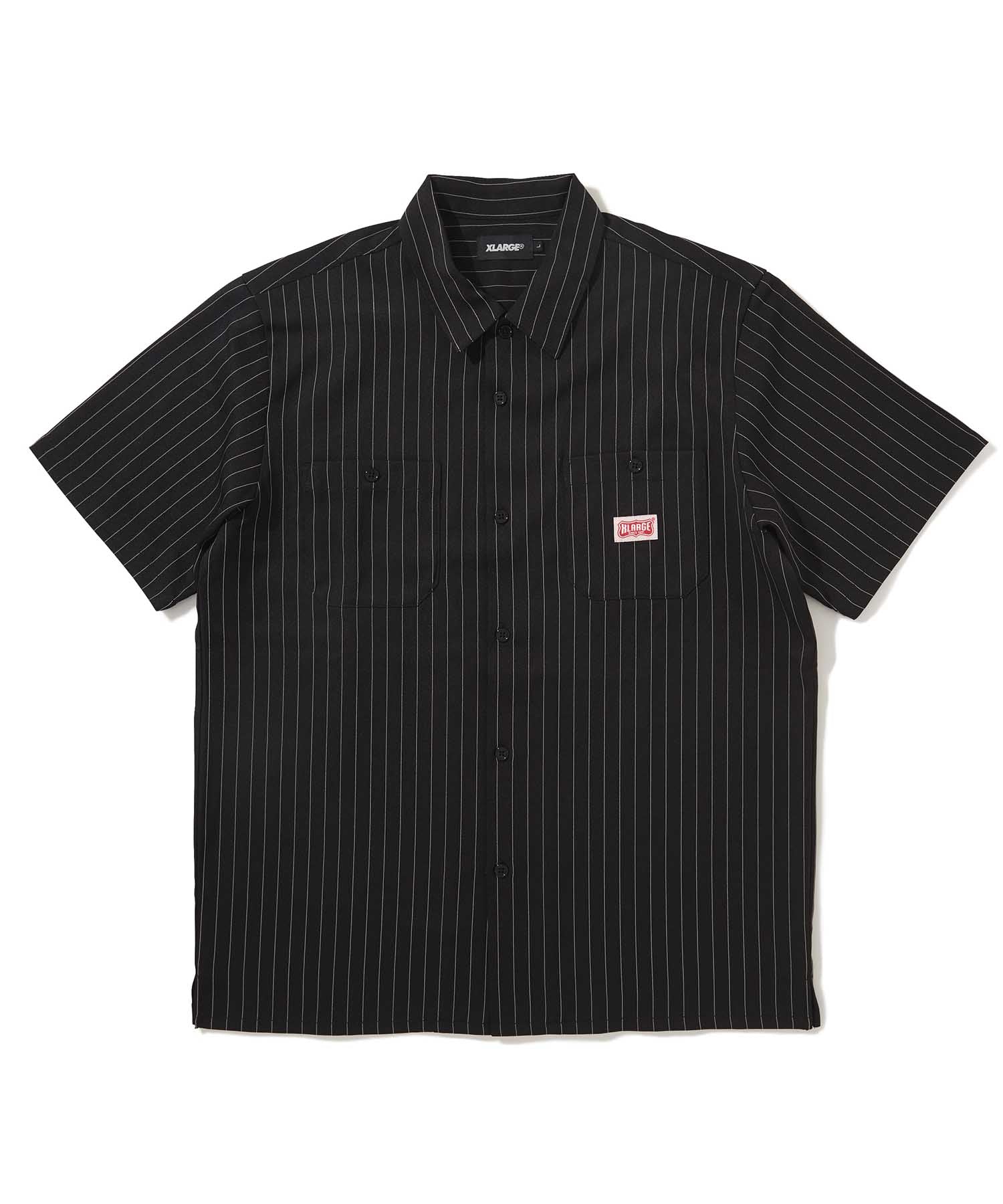 S/S STRIPE WORK SHIRT SHIRT XLARGE  