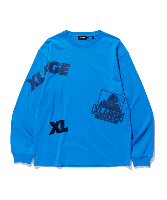 L/S TEE RANDOM PRINT