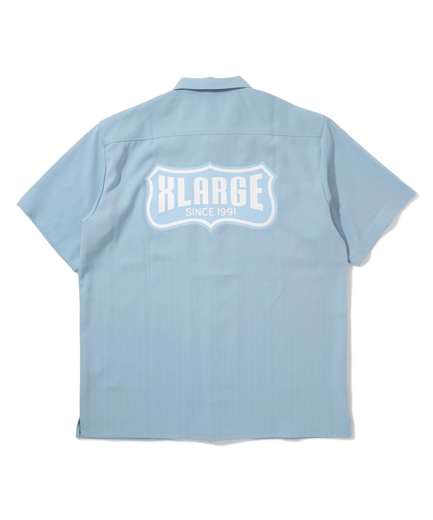 S/S STRIPE WORK SHIRT SHIRT XLARGE  