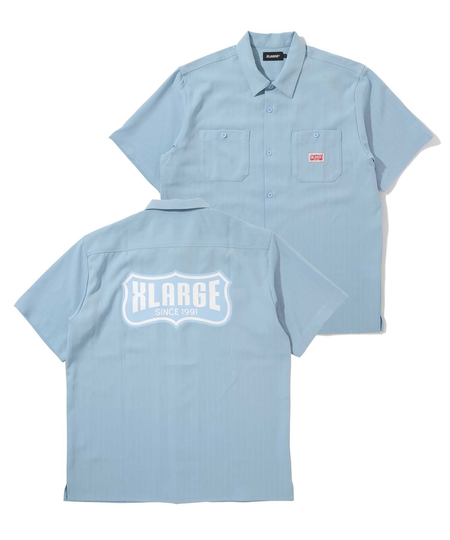 S/S STRIPE WORK SHIRT SHIRT XLARGE  