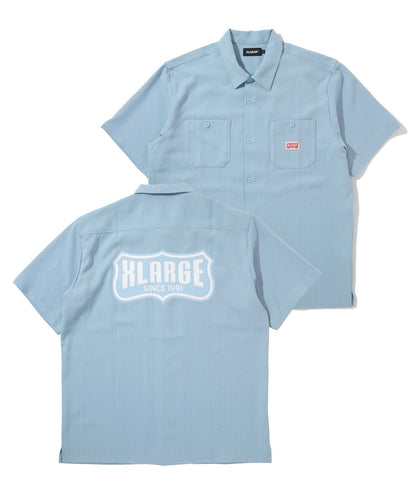 S/S STRIPE WORK SHIRT SHIRT XLARGE  