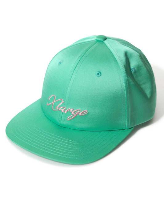 GALLIGRAPHY SATIN 6PANEL CAP HEADWEAR XLARGE  