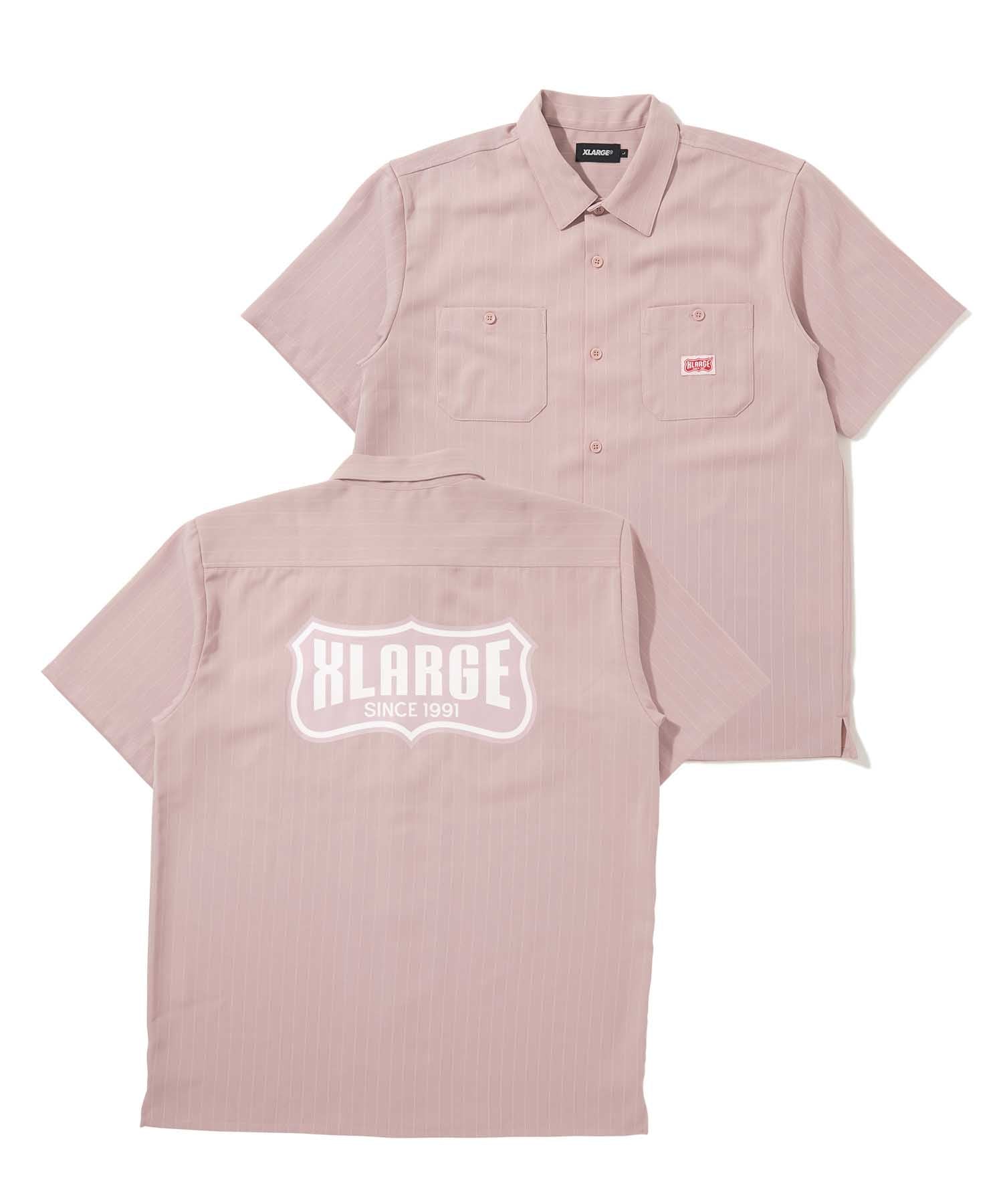S/S STRIPE WORK SHIRT SHIRT XLARGE  