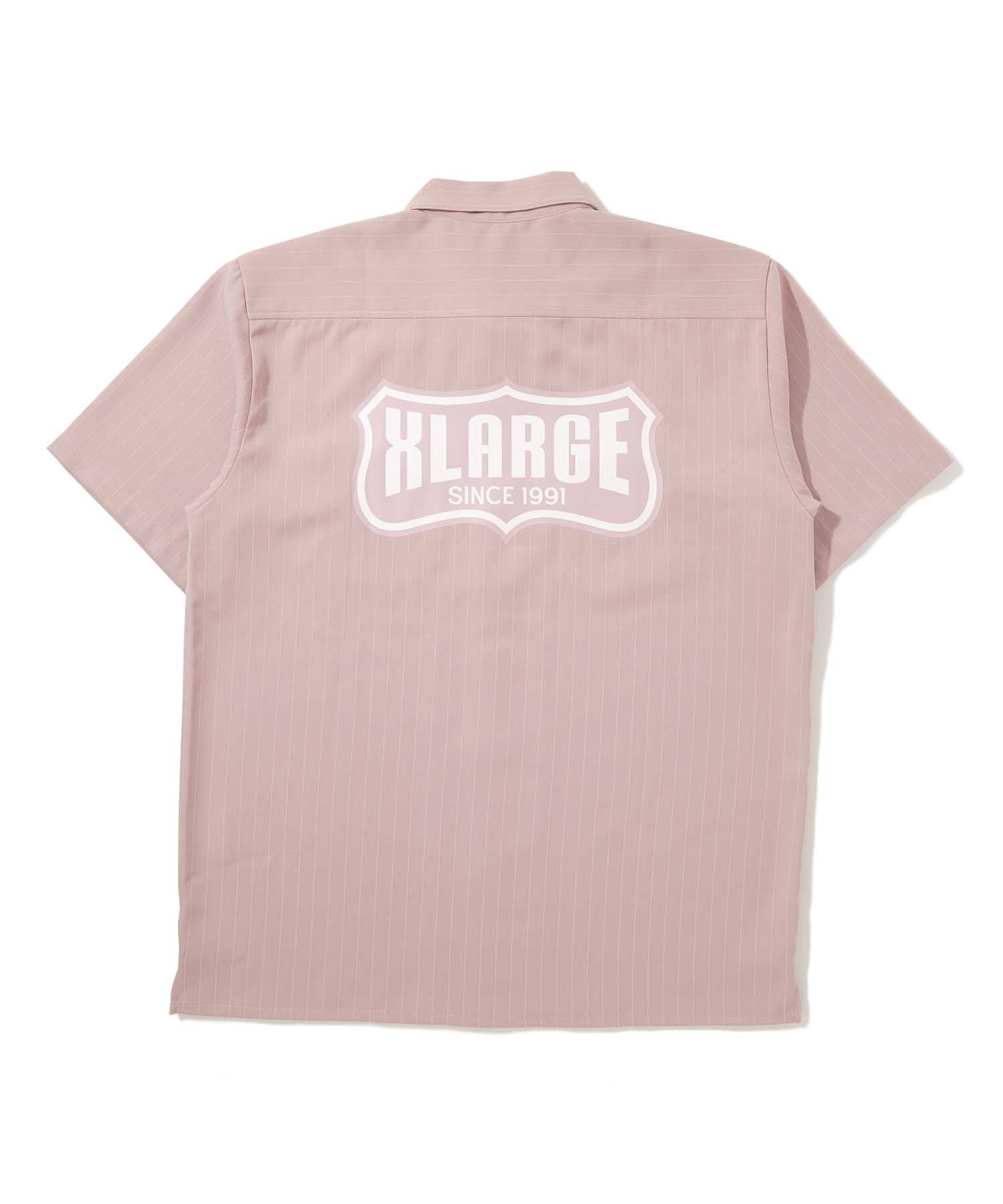 S/S STRIPE WORK SHIRT SHIRT XLARGE  