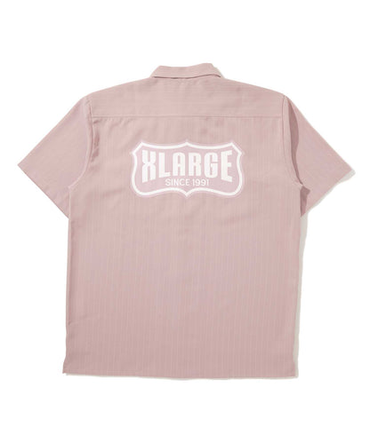 S/S STRIPE WORK SHIRT SHIRT XLARGE  