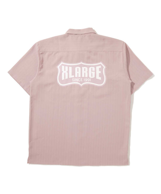 S/S STRIPE WORK SHIRT SHIRT XLARGE  