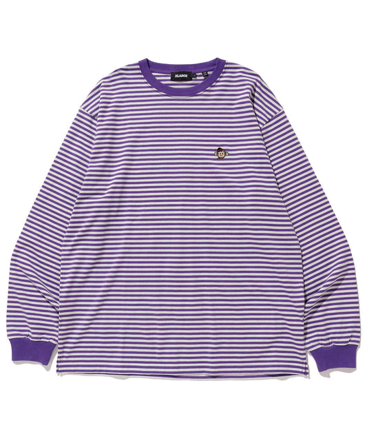 L/S BORDER TEE T-SHIRT XLARGE  