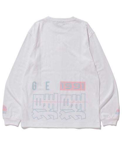 L/S TEE CHINESE LETTERS T-SHIRT XLARGE  
